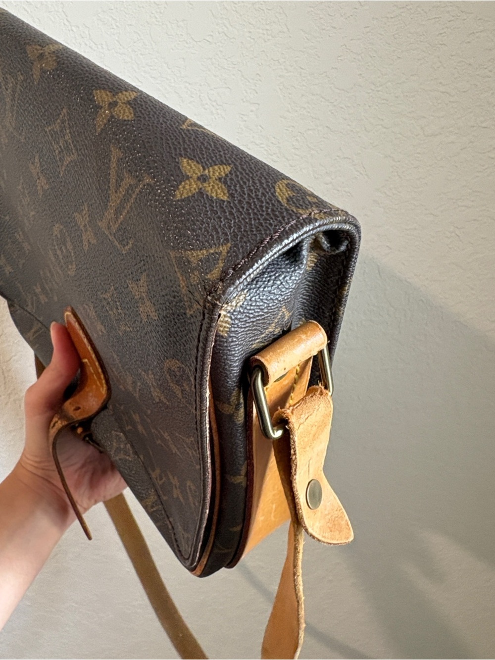 Louis Vuitton Cartouchiere GM Brown Monogram Crossbody Bag - Picture 6 of 15